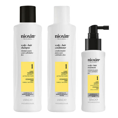 Kit Sistema 1 Espessamento para Cabelos Naturais Nioxin